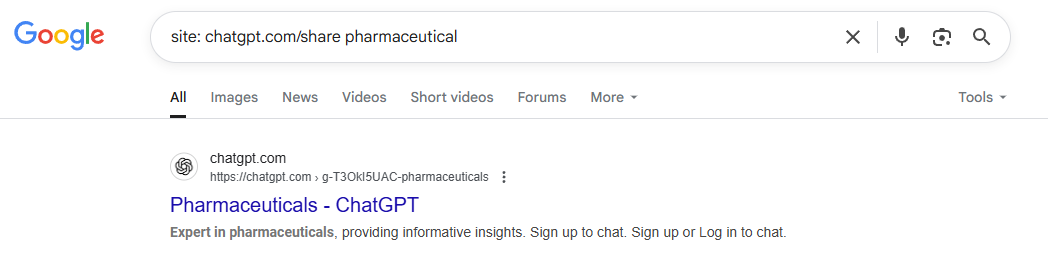 ChatGPT Share Chat Privacy