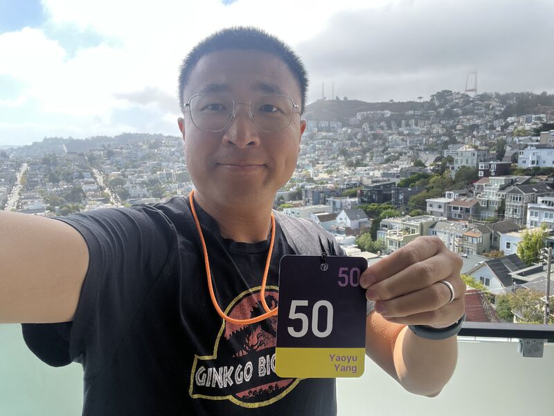 Yaoyu completing Fifty Years 5050 Cohort